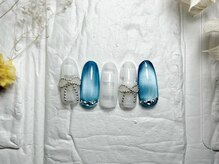 ブリスフルハピネス(Blissful happiness)/定額ネイル（design）梅雨ver.