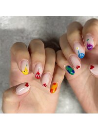 かわいい♪キャラクターネイル