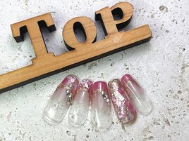 定額W-12 ピンクシェルフレンチ