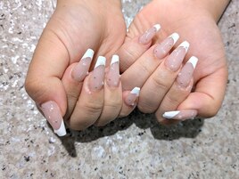 【スカルプ】ジェルフレンチ