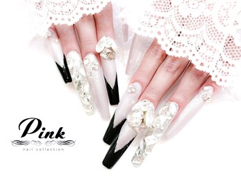 長さだしジェルチップ☆ビジュー