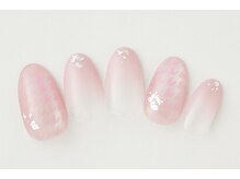 アトリエプラスエヌ(Atelier+N)/【アートコース】ピンク千鳥柄