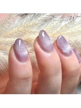 ジェルネイル専門　WHITE NAIL 伊丹店【フィルイン/ニュアンス/マグネット】/マグネットネイル/ワンカラー