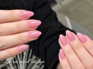 シンプル、秋ネイル