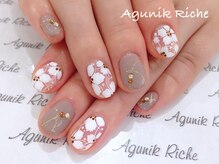 アグニークリッシェ(Agunik Riche)/【花柄ネイル】
