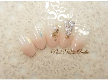 ネイルサロン アミティエ(Nail Salon Amitie)/ブライダルネイル.。*☆6