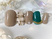 ネイルアンドアイラッシュ ブレス エスパル山形本店(BLESS)/チェックネイル