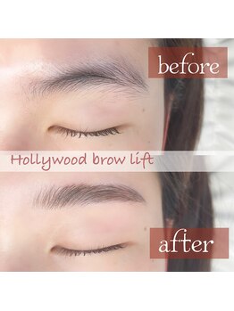 レシェル(Reciel)/ハリウッドブロウリフト施術!