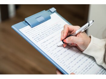 広島ウッズ整体院/カウンセリングシート記入