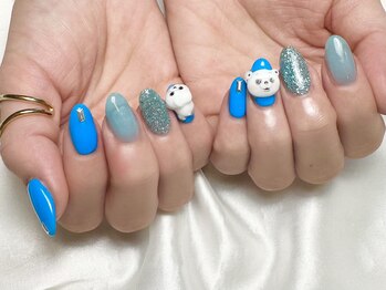 ヒールネイル(heal nail)/blue×blue×blue×推し