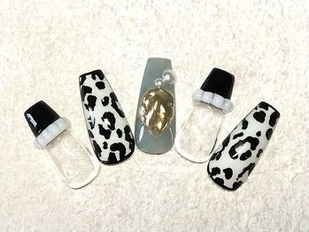 仙殊/ヒョウ柄◇粘土ジェル