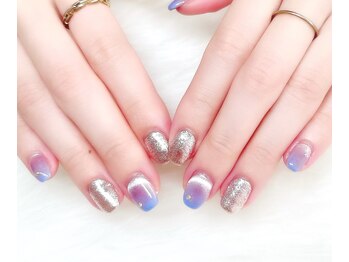 ルル ソレイユ(LouLou Soleil)/夕空デザイン◆マグネット