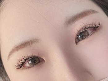 シャイニーラッシュ(shiny lash)の写真/【県内希少エクパーマ導入】下がりまつ毛の救世主◎LEDエクステ後のパーマでクセに強いエクパーマ♪