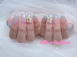 3Dフラワーネイル