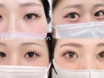 ジーエヌ(Gn)の写真/似合わせ束感マツエク・持続力重視◎のLEDエクステならお任せ♪