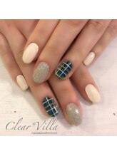 ネイルサロンクリアヴィラ(nail salon clear villa)/ニット×チェック