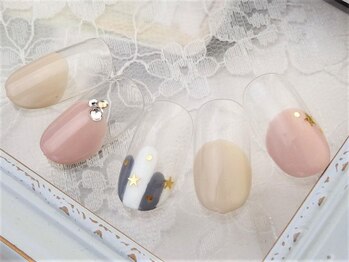 ネイルズガッシュ 大森駅前店(NAILs GUSH)/*もこもこラウンドネイル*