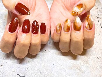 ビューティービースト フォー ネイルアンドアイラッシュ 松浜店(beauty:beast)/アシンメトリーネイル