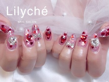 リリーシェ(Lilyche)の写真/【2本持込みart75分7700円 (初回.4週間以内オフ無料!パラ半額!)】イベントや結婚式ネイルは華やかに♪