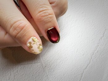 ナナネイル(7.Nail)/刺繍ネイル#アートし放題