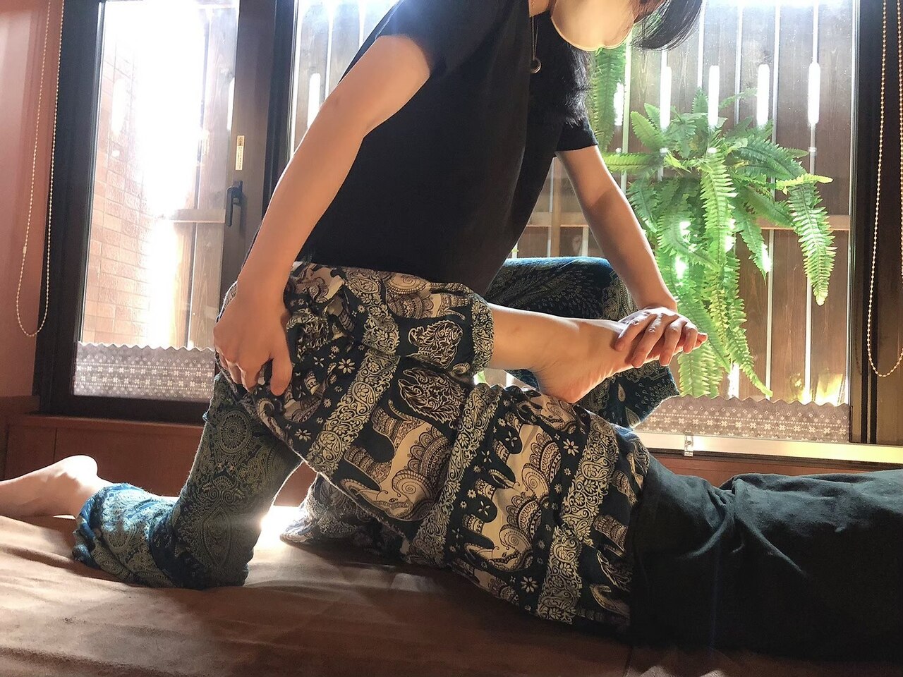 【自律神経の乱れに】タイパ重視★タイ古式45分+もみほぐし45分