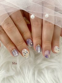 押し花ネイル