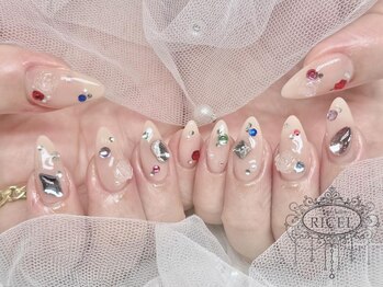 リシェル 原宿店(Ricel)/宝石ネイル♪