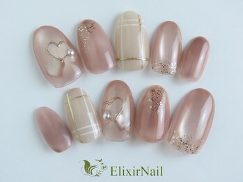 エリクサーネイル 新宿3丁目(Elixir Nail)/定額b カジュアル/クーポン使用