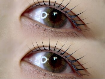 アリュール(ALLURE)の写真/【相模原駅1分】ケアまつげパーマ¥5450◆トリートメント配合で毛先を守りながら目元に馴染む上品デザインに