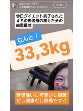 アンスリウム美容整体院 鍼灸院 接骨院/4名で-33，3キロのダイエット