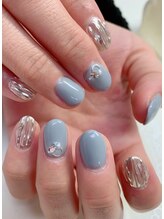 ネイルサロン ティアラリュクス 市川北口店(Tiara Luxe)/ミラーネイル