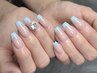 【王道シンプル】上品ナチュラルコース♪自爪☆カラーフレンチネイル