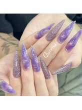 クイーンズビューティーサロン 新宿本店(Queen's beauty salon)/チップ長さ出し10本やり放題