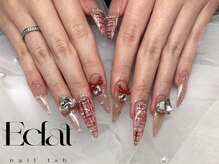 エクラ 大阪梅田(Eclat)/ツイードネイル＊大阪梅田