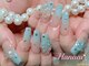 ハナアイ サロン 新宿店(hanaai salon)の写真/可愛すぎる長さ出し韓国ネイル人気デザイン!ワンホン長さ出しマグネットで魅せる指先