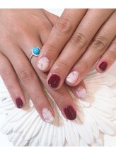 ブリノス(BLINOSS)/大理石ネイル