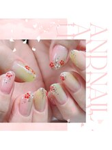 アンドネイルアンドビューティー(&NAIL and Beauty)/新年ネイル　定額デザイン