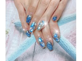 お持ち込み夏ネイル