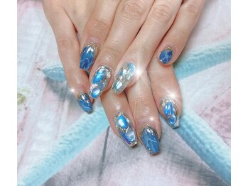 ハッピービューティー(Happy Beauty)/お持ち込み夏ネイル