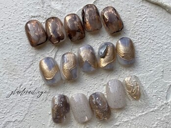 グラッドネイル 銀座店(GLAD nail)の写真/選べる定額デザイン♪オフ込★¥6900~★ハイセンスなアートを豊富にご用意!!パラジェルも無料でご用意◎