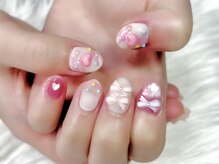 ルル ソレイユ(LouLou Soleil)/バレンタインネイル