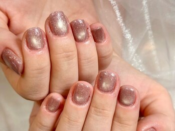 マグネット×フラッシュネイル