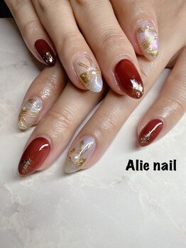 アリーネイル(Alie nail)/【定額アートコース】シンプル