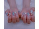 夏ネイル ラメネイル