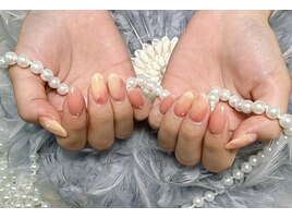 夏ネイル/桃ネイル/定額ネイル