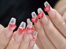 ネイルサロンラグジュアリー 梅田店(LUXURY)/ハートネイル