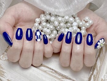 オーラムネイル(Aurum Nail ）)/お花ネイル