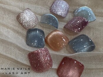 マリー ネイルズアンドラッシュアート モザイクモール港北店(MARIE NAILS & LASH ART)の写真/★《ご新規様オフ無料》定番からトレンドまで幅広いデザインで、一度施術を受けるとリピートしたくなる！