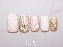 ヌル ネイル 新宿(NURU NAIL)/個性派/韓国/ニットネイル/新宿