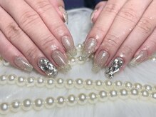 アイリスネイル 大塚(Iris Nail)/フラッシュ＋埋め尽くし2本